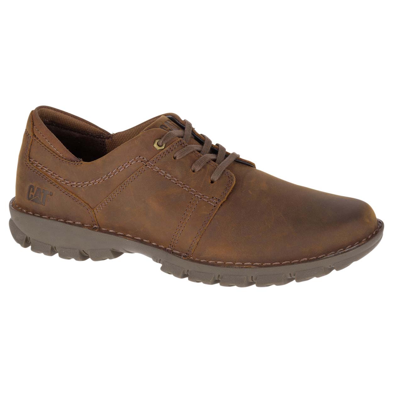 Caterpillar Shoes Pakistan - Caterpillar Caden Mens Lace Up Shoes Chocolate Brown (084976-CDH)